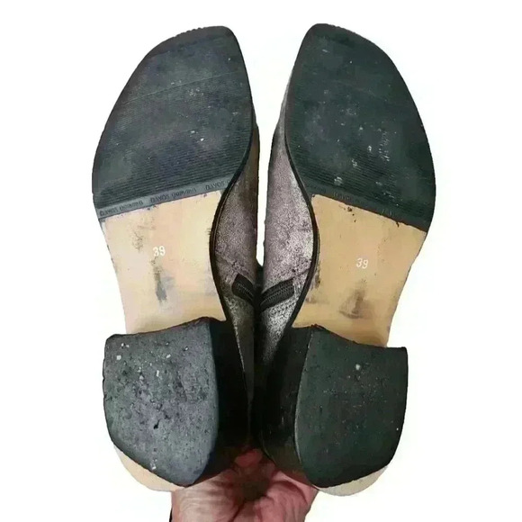 Davos Gomma Womens Brown/Gray Metallic Buckle Ankle Boot 39 - Picture 4 of 12